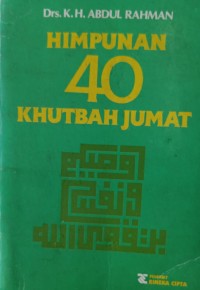 Image of Himpunan 40 Khutbah Jumat