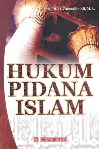 Image of Hukum Pidana Islam - Zainuddin Ali