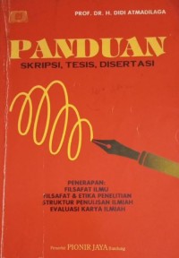 Image of Panduan Skripsi, Tesis, Disertasi