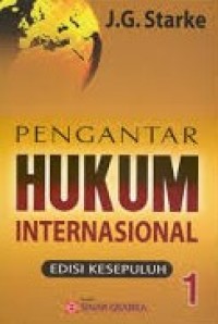 Image of Pengantar Hukum Internasional 1