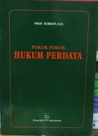 Image of Pokok-pokok Hukum Perdata