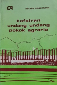 Image of Tafsiran Undang-Undang Pokok Agraria