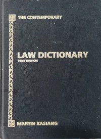 Image of The Contemporary Law Dictionary